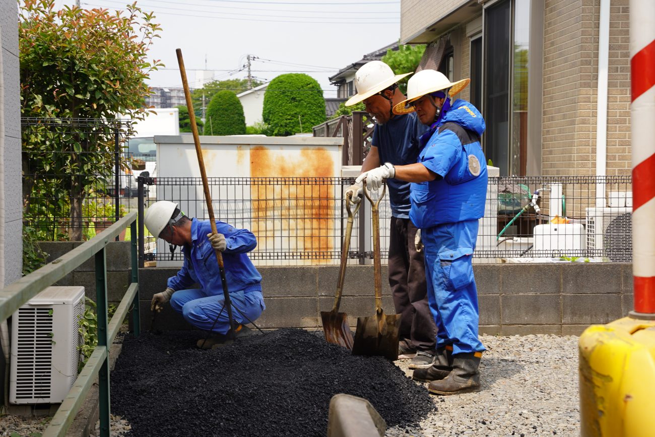 基礎・配筋作業の現場