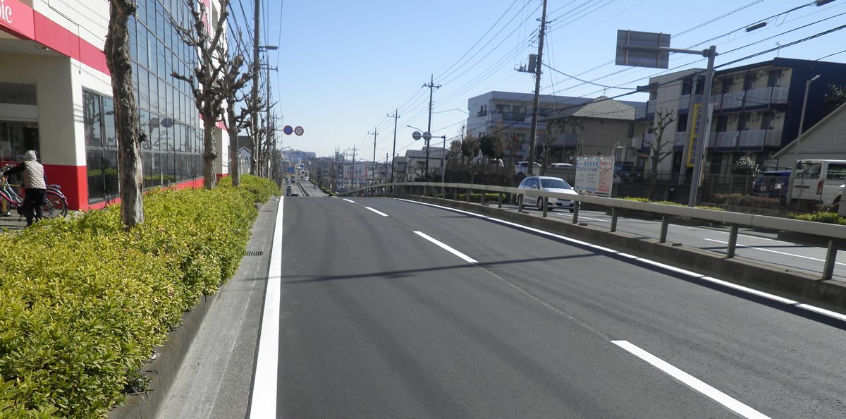 道路整備工事の施工実績